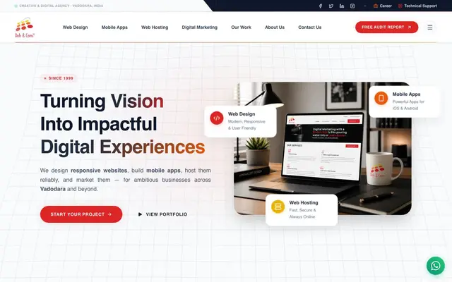 Dots & Coms website