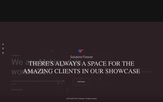 Dots IT Solutions website