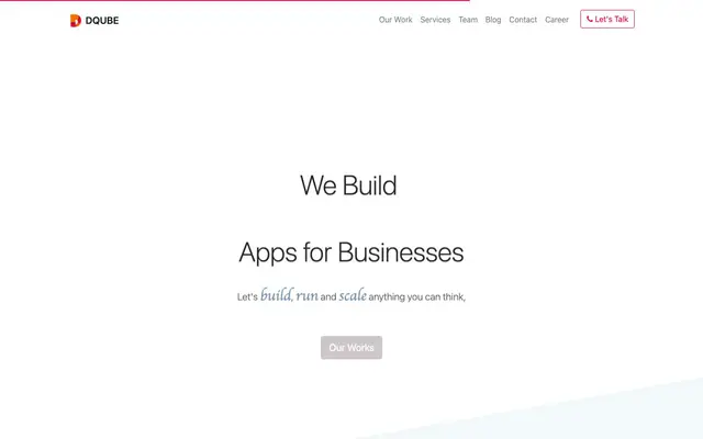 Dqube Global Software Services Pvt Ltd website