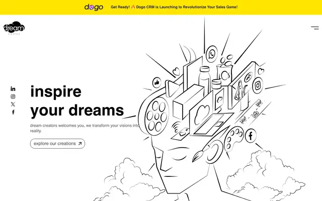 Dream Creators | The Complete Design Studio website