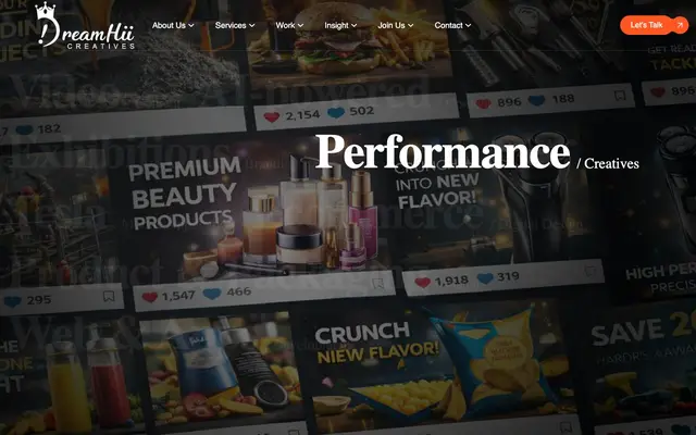 DreamHii Creatives website