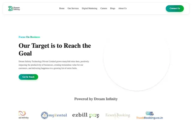 DreamInfinity Technology Private Limited website