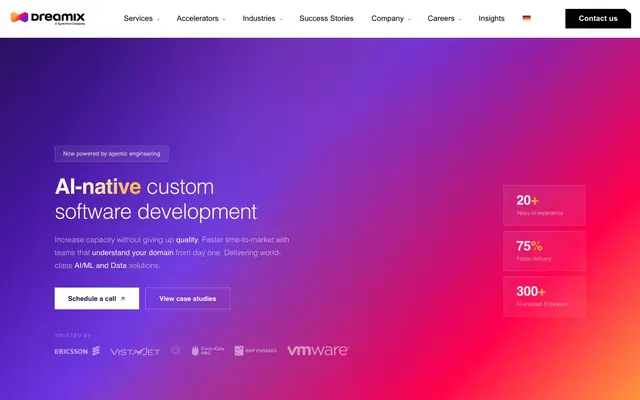 Dreamix website