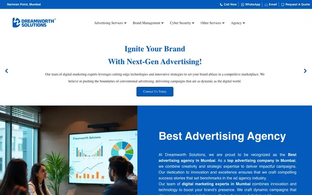 DreamWorth Solutions website