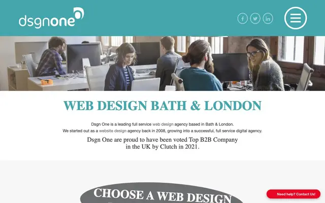 Dsgn One Web Design London website