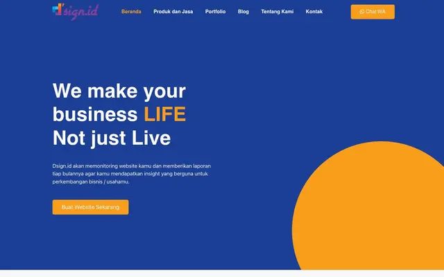 DSIGN.ID | Jasa Pembuatan Website Murah Profesional Jakarta website