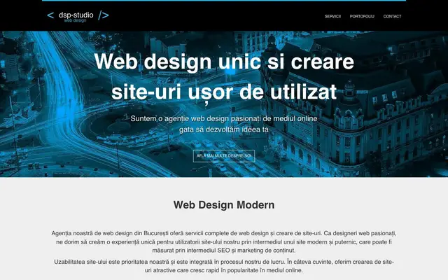 Dsp-studio.ro website