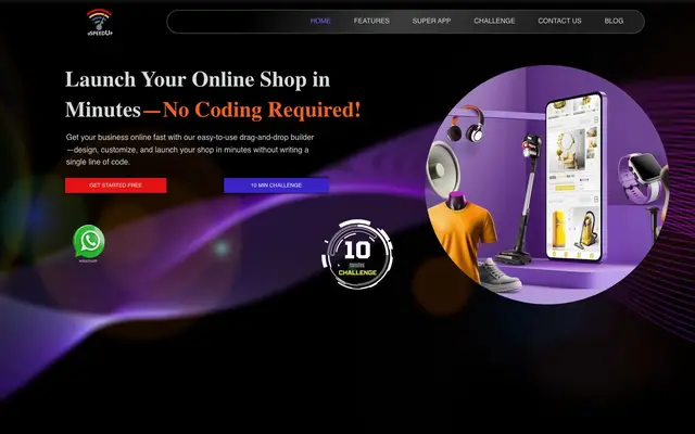 dSPEEDUp website
