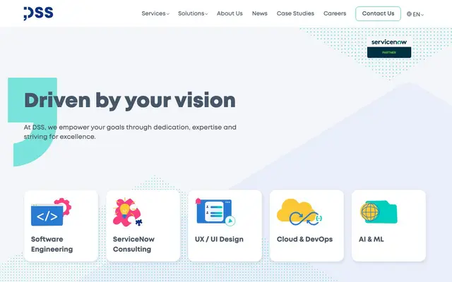 DSS - Digital and Software Solutions ltd. website