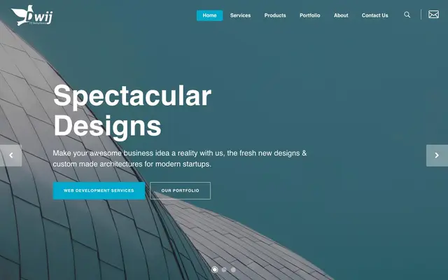 Dwij IT Solutions website