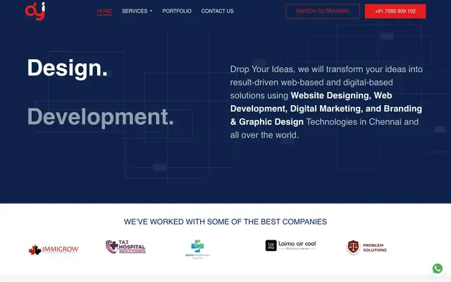 DYI Web Design website