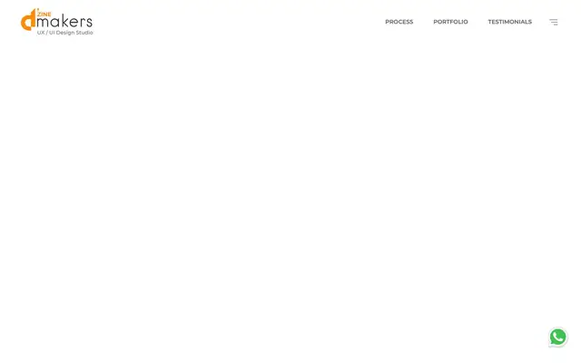 Dzinemakers UI/UX Studio website
