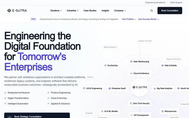 E-SUTRA Technologies Private Limited website