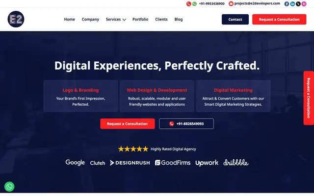 E2developers website