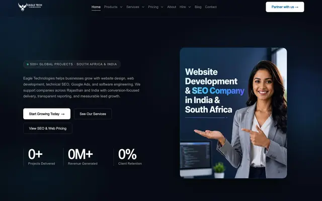 EAGLE TECH website