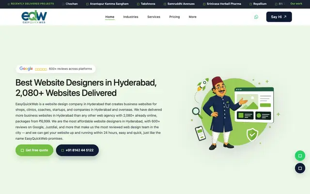 EasyQuickWeb website