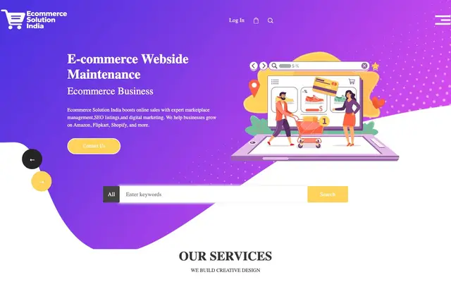 Ecommerce Solution India website