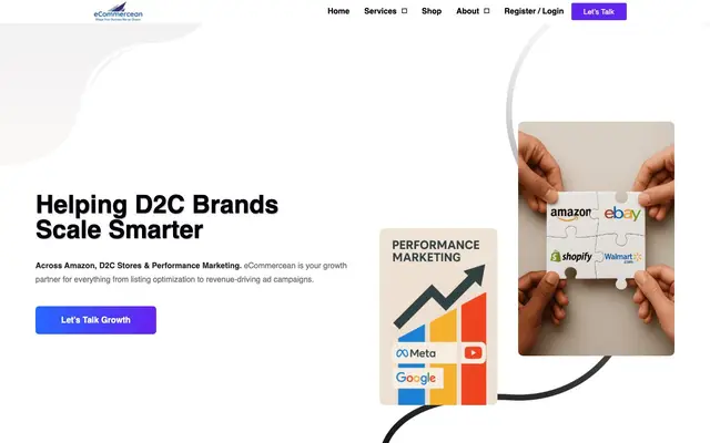 eCommercean website