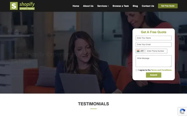 Ecommerce Small Tasks website