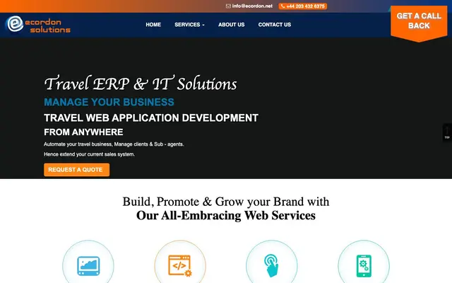 ECordon Solutions | Travel Web Application Development website