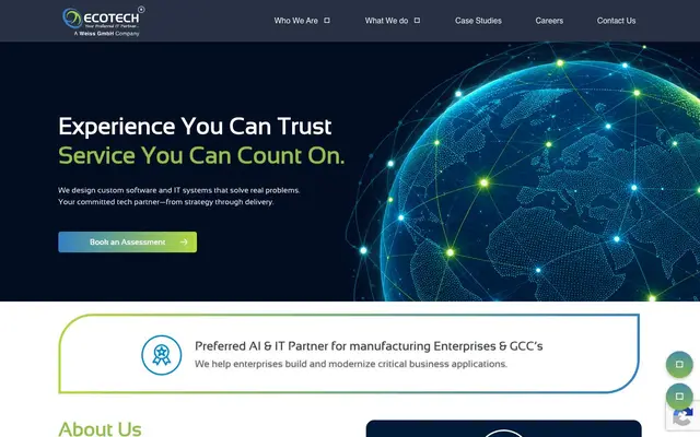 Ecotech IT Solutions Pvt. Ltd website