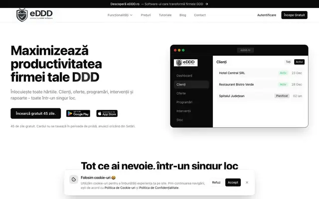 eDDD.ro - Software pentru firme DDD website