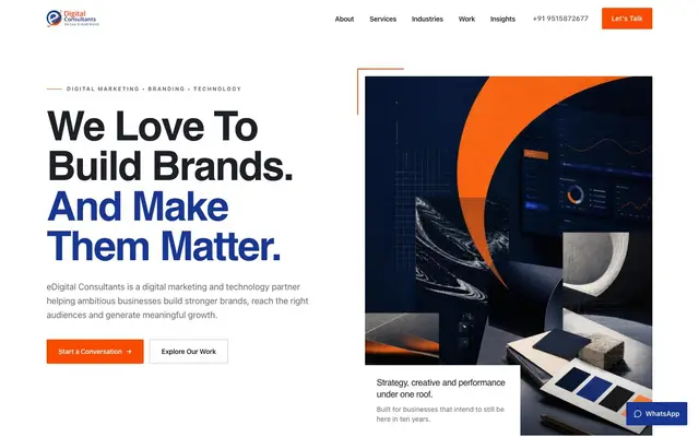 eDigital Consultants website