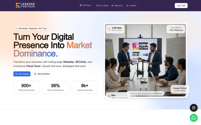 Edone Solutions website