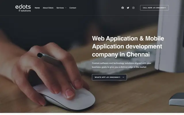 eDOTS IT Solutions website