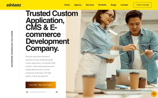 Edreamz Technologies Pvt. Ltd website