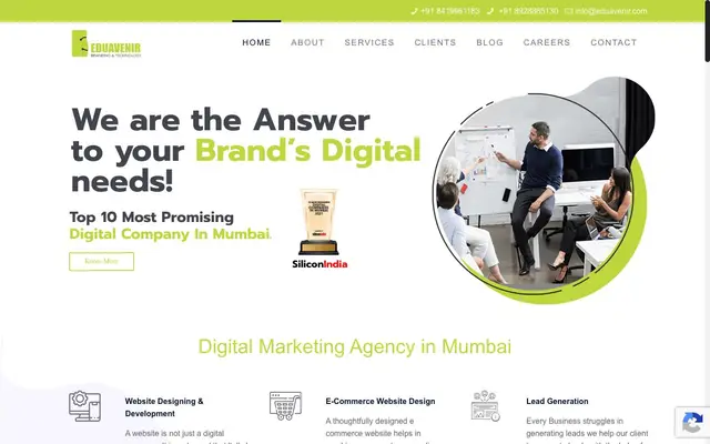 Eduavenir Solution Pvt Ltd website