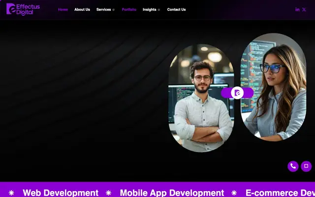 Effectus Digital website