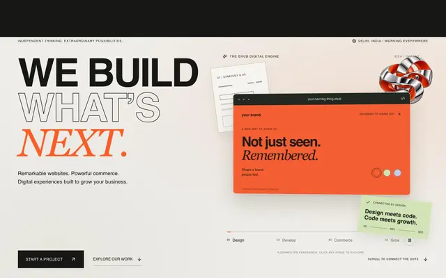 Ehub IT Web Solution website
