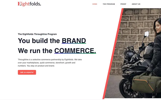 Eightfolds Software Technologies Pvt. Ltd website