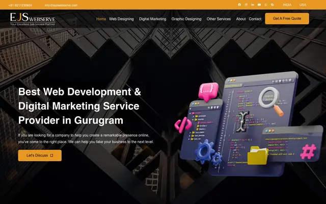 EJS Webserve website