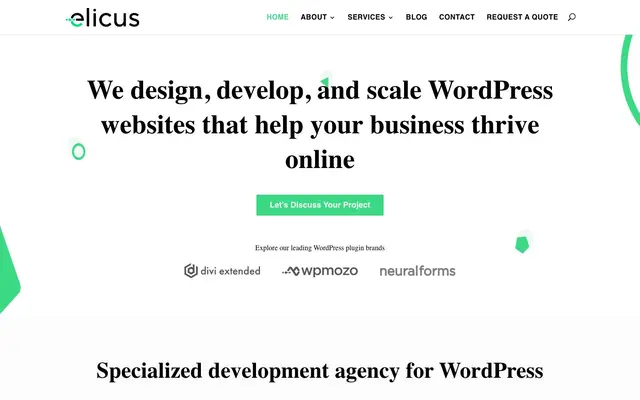 Elicus website