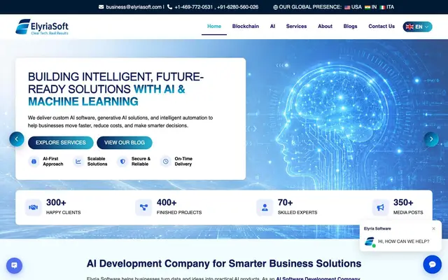 Elyria Software website