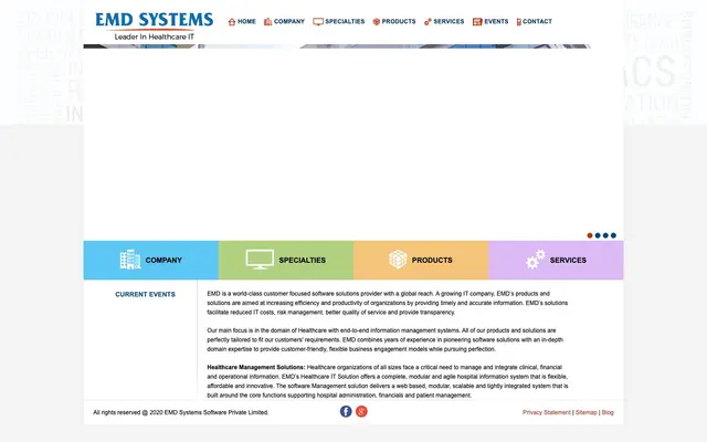 EMD Systems Software Private Ltd website