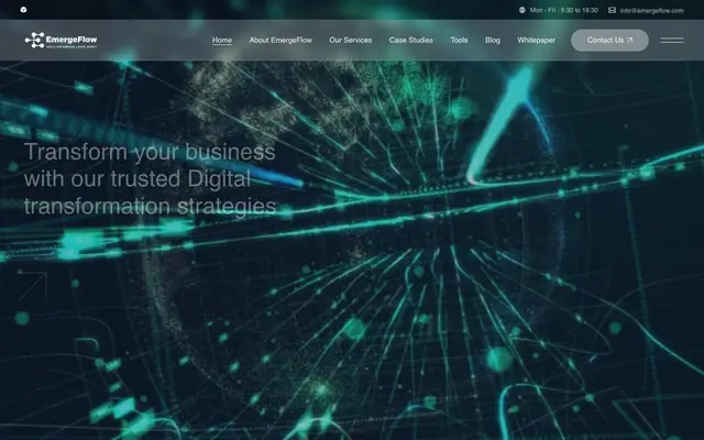EmergeFlow Technologies website