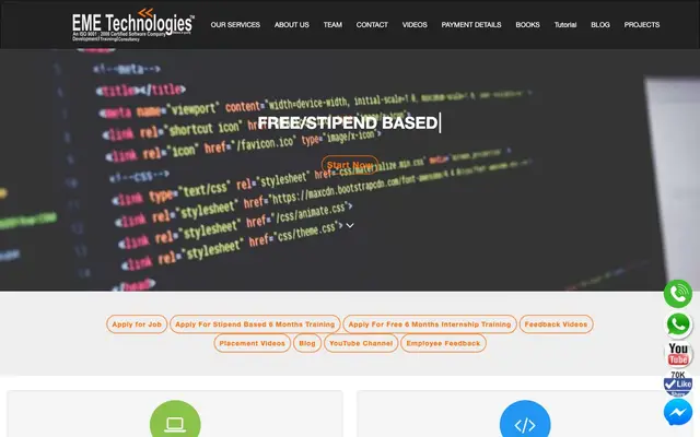 EME Technologies website