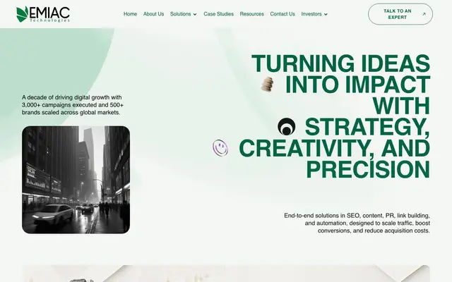 EMIAC Technologies Limited website