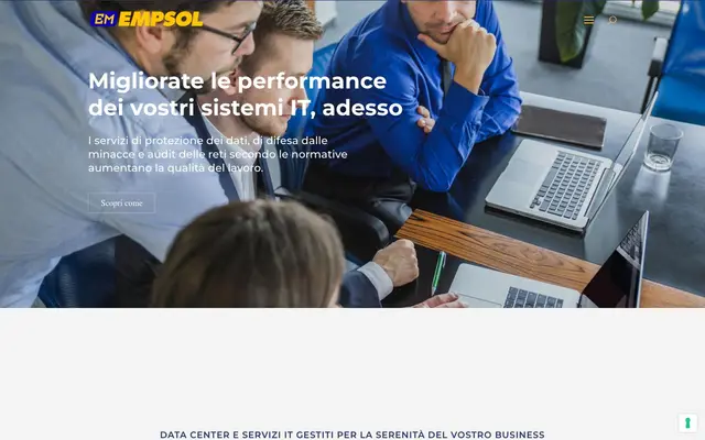 EMPSOL Srl website