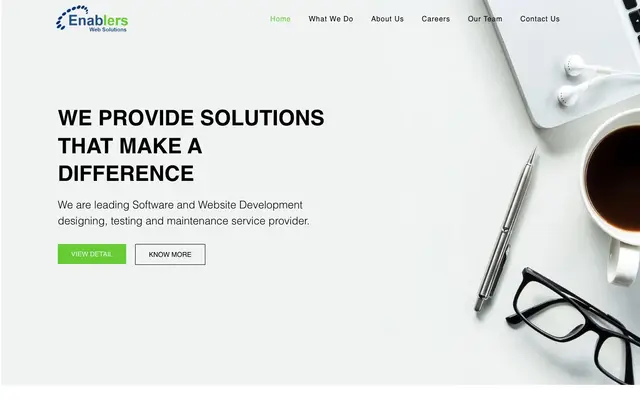 Enablers Web Solutions Pvt LTD website