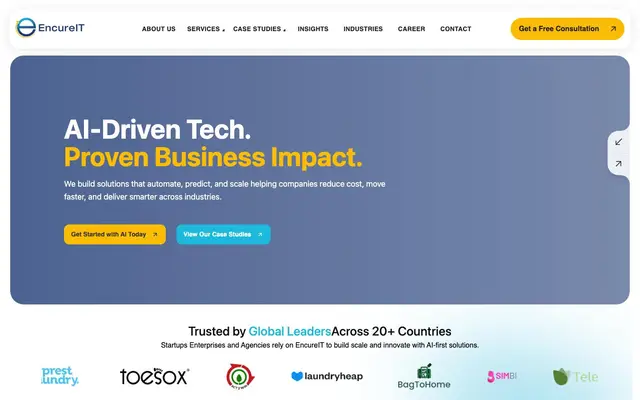 EncureIT Systems Private Limited website