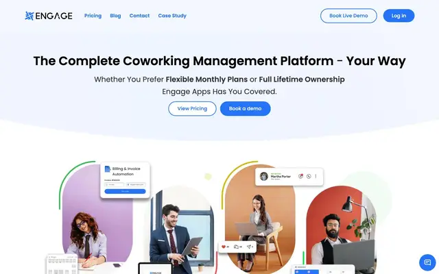 Engage Apps website
