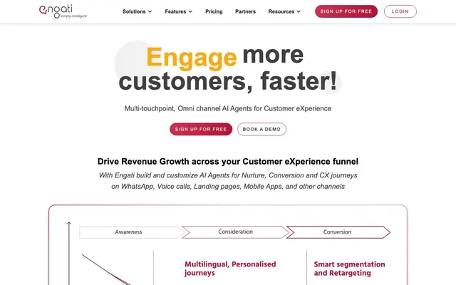 Engati Technologies website