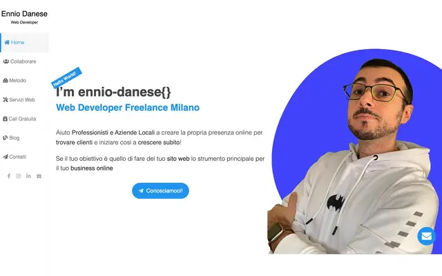 Ennio Danese - Web Developer website