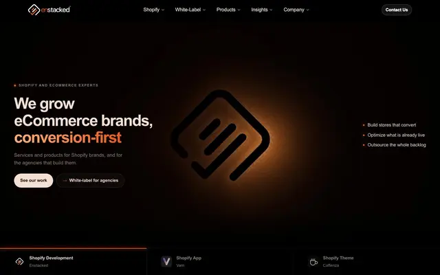 Enstacked Technologies Pvt Ltd website