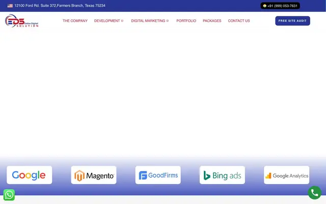 EntireDigital Solution Pvt. Ltd. website