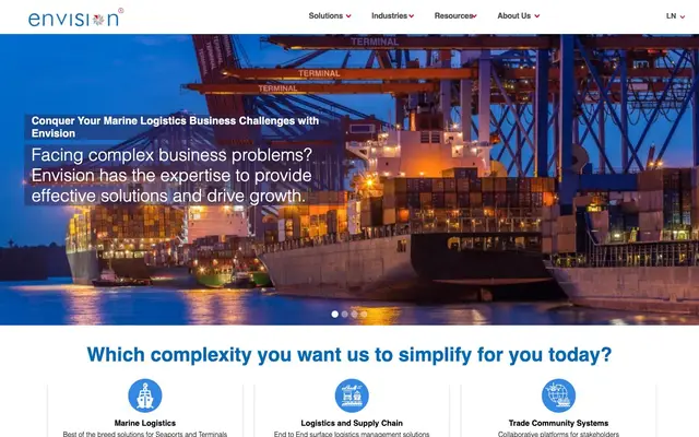 Envision Enterprise Solutions website